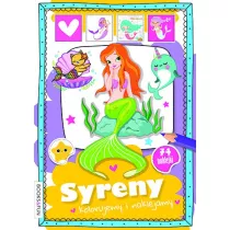 Syreny. Kolorujemy i naklejamy