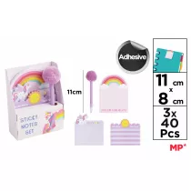 Mp Main Paper Zestaw notes z o��wkiem Unicorn