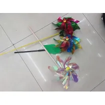 Wiatrak brokatowy 24cm MIX Adar