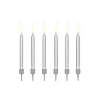 PartyDeco �wieczki urodzinowe g�adkie 6cm