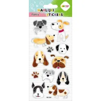 Happy Color Naklejki 3D FANCY - Doodle Dogs, 90x210 mm