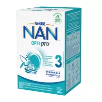 Nestle Nan Optipro 3 Junior Produkt na bazie mleka dla dzieci po 1. roku 650 g