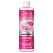 Eveline Cosmetics Organic �agodz�cy p�yn micelarny do demakija�u z peoni� 400 ml