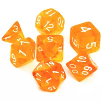 Komplet koci RPG - Krysztaowe pomaraczowe Rebel
