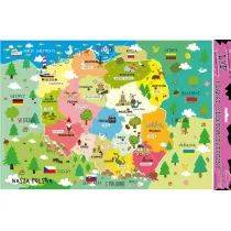 Plakat elektrostatyczny Polska edu
