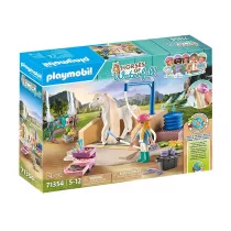 Playmobil Horses of Waterfall Isabella i Lioness z myjni� dla koni 71354