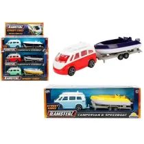 Autko campervan+trailer mix 1:64 HTI