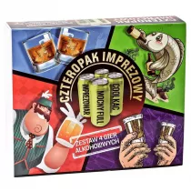 Czteropak imprezowy. Zestaw 4 gier alkoholowych Grammi