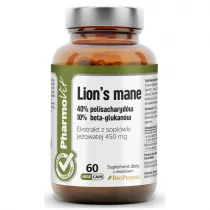 Pharmovit Lion`s mane Ekstrakt z sopl�wki je�owatej Suplement diety 60 kaps.