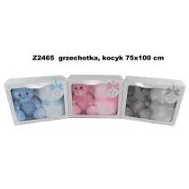 Pluszak Maskotka z grzechotk�   kocyk SUN-DAY Z2465