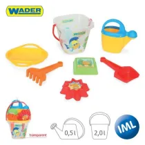 Komplet do piasku Akwarium 7 elementw Wader