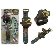 LeanToys Zegarek projektor 3D Dinozaur Tyranozaur Rex