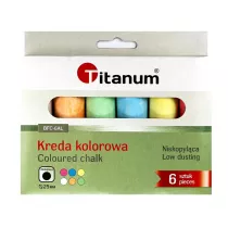 Titanum Kreda chodnikowa 6 kolor�w 6 szt.