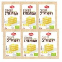 Amylon Cukier cytrynowy Zestaw 6 x 20 g Bio