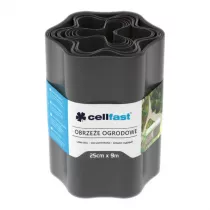 Cellfast Obrzee ogrodowe grafitowe 25 cm x 9 m