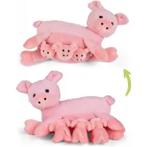 Mama �winka z 3 m�odymi �winkami Mamanimals