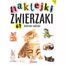 Naklejki zwierzaki. 63 kolorowe naklejki