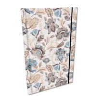 Bee-bee Notes A5/192 kratka z gumk� Soft Touch Kwiaty