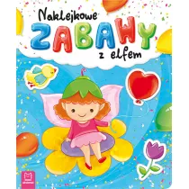 Naklejkowe zabawy z elfem. Odklejam i naklejam