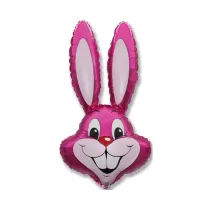 Balon foliowy Rabbit r�owy 60cm