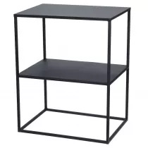 HowHomely Stolik pomocniczy metalowy z pk LOFT