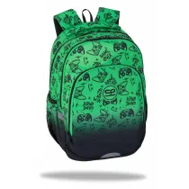Patio Plecak szkolny Coolpack Prime Pro Game Over Gradient Green
