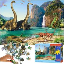 Puzzle 60 el. Świat dinozaurów Castorland