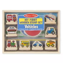MELISSA Moje pierwsze piecztki Pojazdy w skrzyneczce 12391 Melissa & Doug