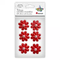 Titanum Dekoracje samoprzylepne 3D kwiaty 6 szt.