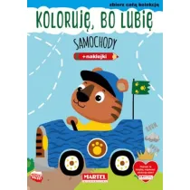 Koloruj� bo lubi� Samochody + naklejki