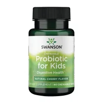 Swanson Probiotyki dla dzieci do ssania Suplement diety 60 kaps.