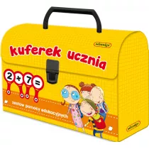 Kuferek ucznia. Zestaw pomocy edukacyjnych Adamigo