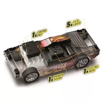 Hot Wheels Dodge zestaw kreatywny wiato/dwik  BTHW-ME1 Bladez