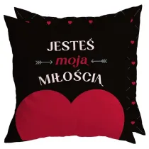 Be-Happy Gifts Poduszka na Walentynki Jeste� moj� mi�o�ci�