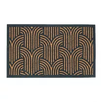 Esschert Design Wycieraczka z wkna kokosowego Art deco 75,5x45,5 cm