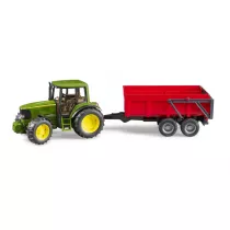 Traktor John Deere 6920 z czerwon przyczep wywrotk 02057 Bruder