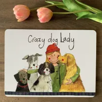 Alex Clark Podk�adka pod talerz MT56 Crazy Dog Lady Psiara