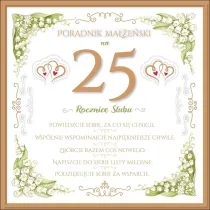 AbCard Kartka z okazji 25 rocznicy �lubu KWR02