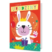 Pan Dragon Karnet B6 Urodziny dzieci�ce Kr�liczek K.B6-1832