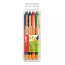 D�ugopis Stabilo pointball. etui 4 sztuki