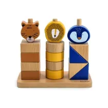 Klocki drewniane ze zwierz�tami