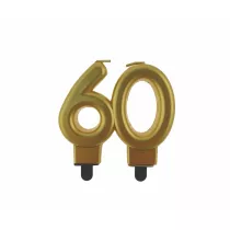 Godan �wieczka 60 Urodziny metaliczna B&C 8cm