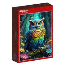 Puzzle 500 Niebieska sowa Alipson