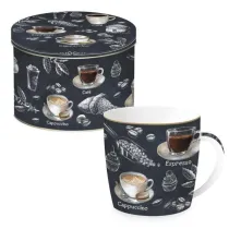 Easy Life Kubek porcelanowy w ozdobnej puszce 350ml