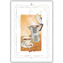 DaVinci Karnet 12x18cm + koperta Kawa