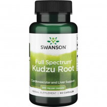 Swanson, Usa Kudzu 500 mg - suplement diety 60 kaps.