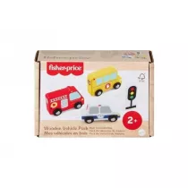 Fisher Price Samochody drewniane Mattel