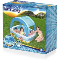 Basen dmuchany z daszkiem 140x140x114 B52192