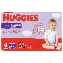 Huggies Pieluchomajtki Jumbo 4 Uni ND High PANTS (9-14 kg) 36 szt.