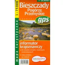 Mapa turystyczna Bieszczady, Pog�rze Przemyskie 1:75 000